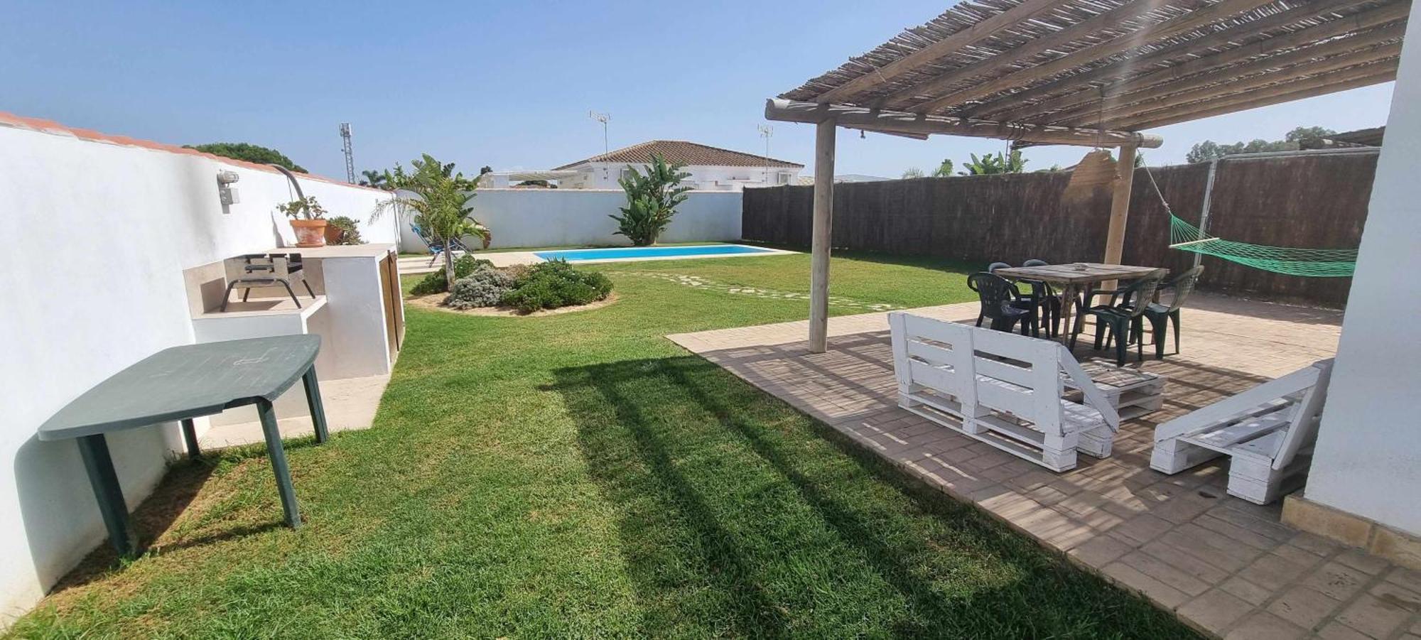 Las Casitas De La Barrosa Con Jardin Y Piscina 치클라나 데 라 프론테라 객실 사진